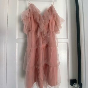 Tulle Ruffle Dress